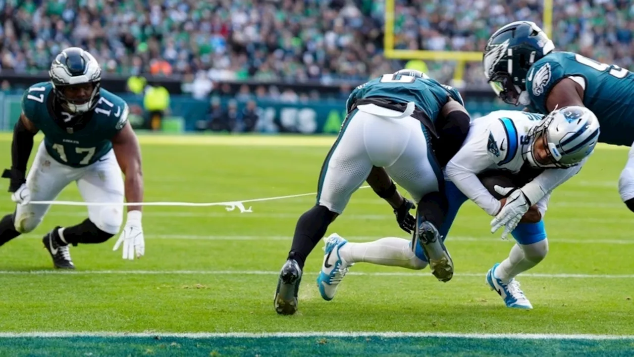 Carolina QB Bryce Young’s jersey unravels in Philadelphia linebacker’s hand