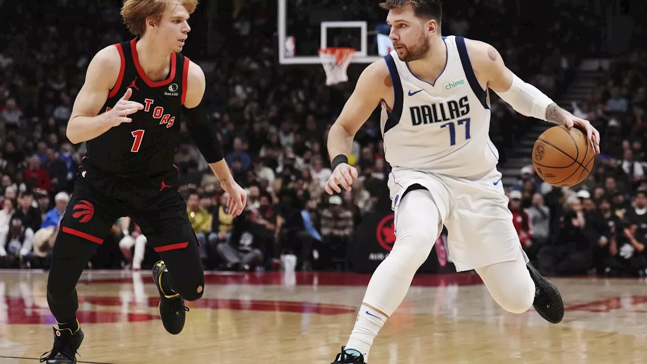 Doncic's 2nd straight triple-double and the 79th of his career helps Mavs beat Raptors 125-118