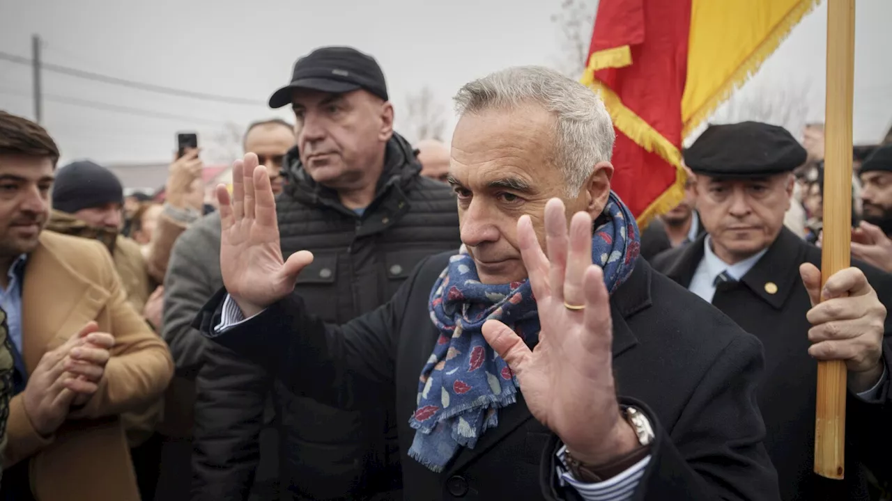 Romania's far-right presidential candidate denounces canceled vote at closed polling station