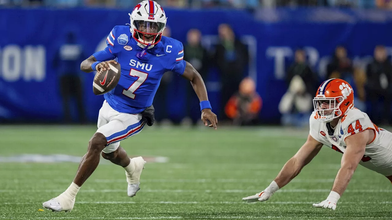 SMU to visit Penn State in opening CFP round with Boise State awaiting the winner in the Fiesta Bowl