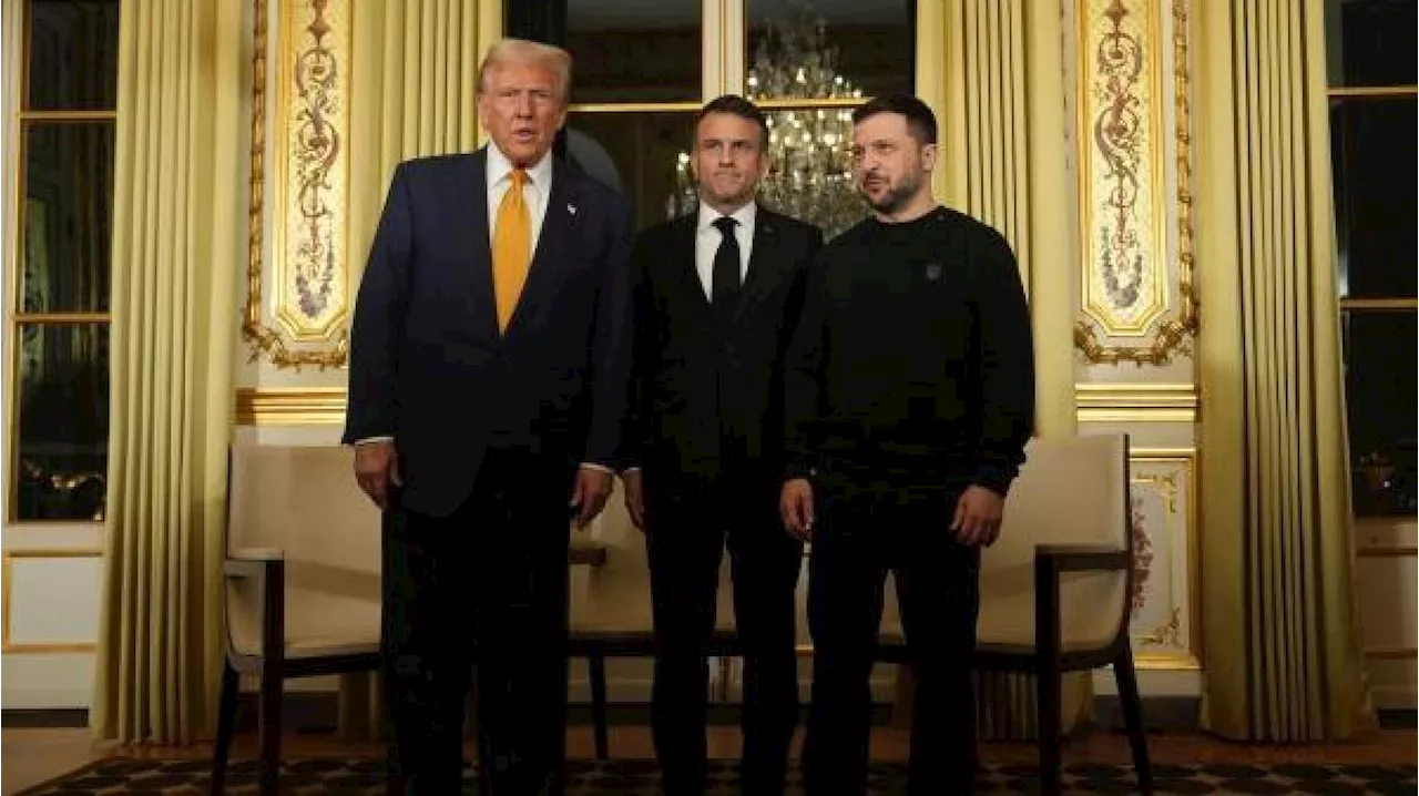 Krieg in der Ukraine: Ukraine-Gespräche in Paris: Trump trifft Selenskyj und Macron