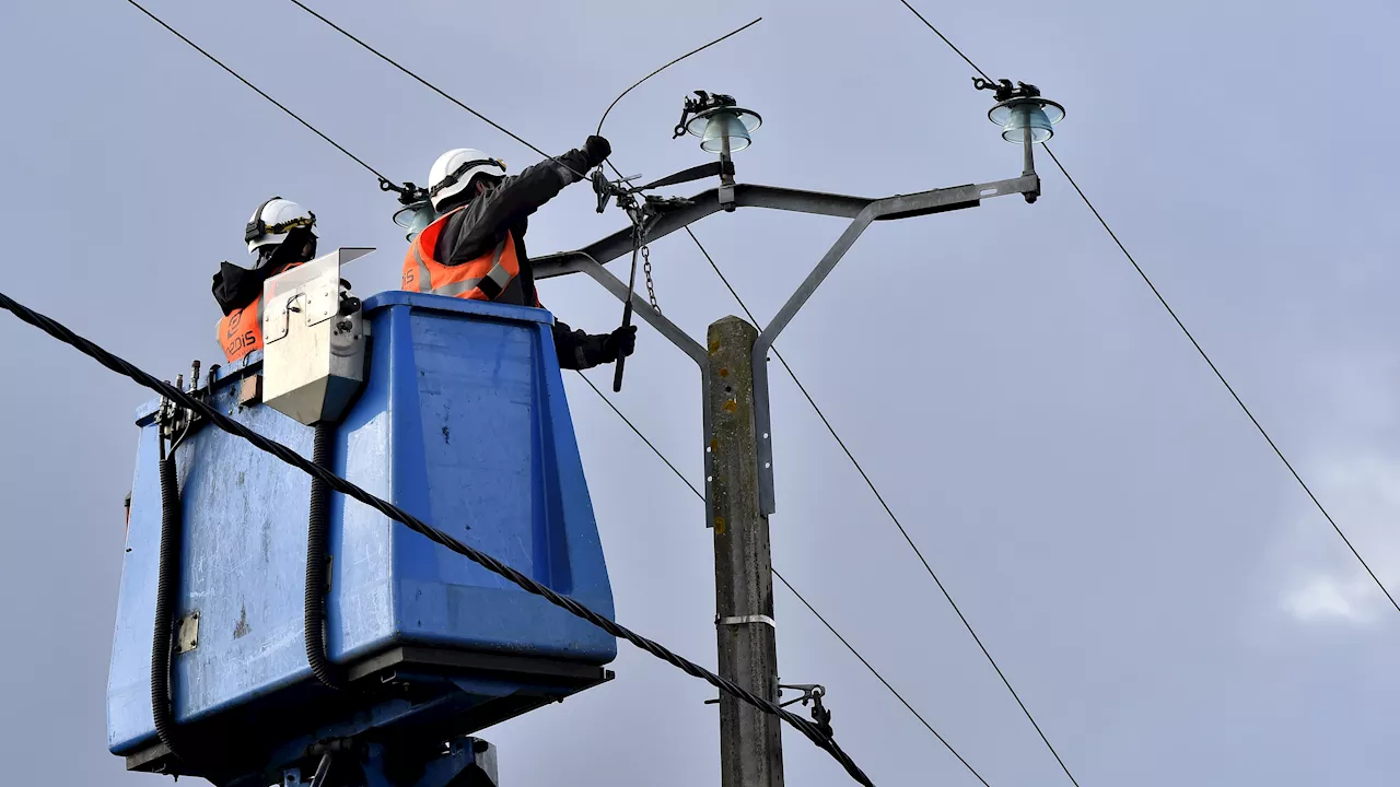 Tempête Darragh: 15.000 clients sans électricité en Normandie