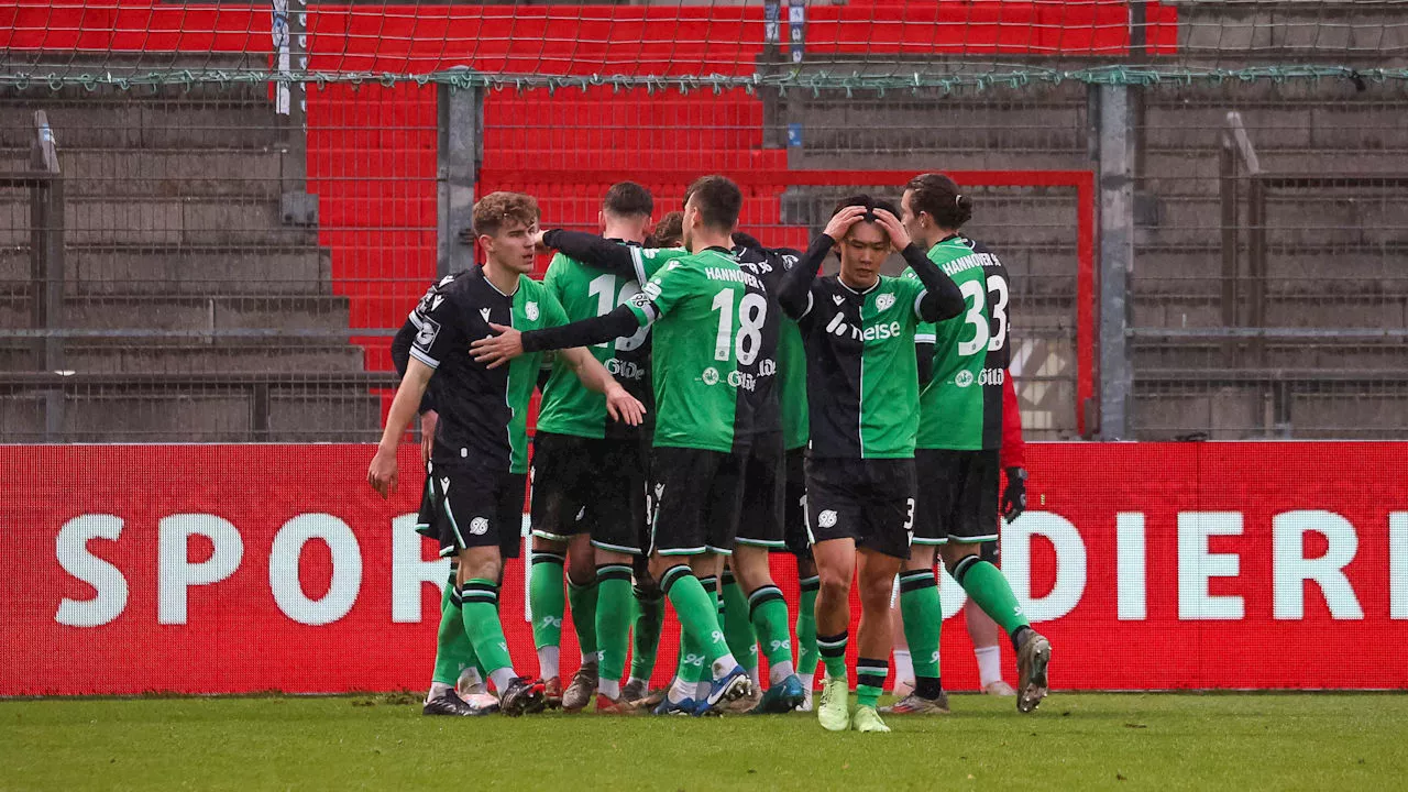 Hannover 96;: „Tut uns gut!“ Klopp-Talent hilft bei Sieg in Haching