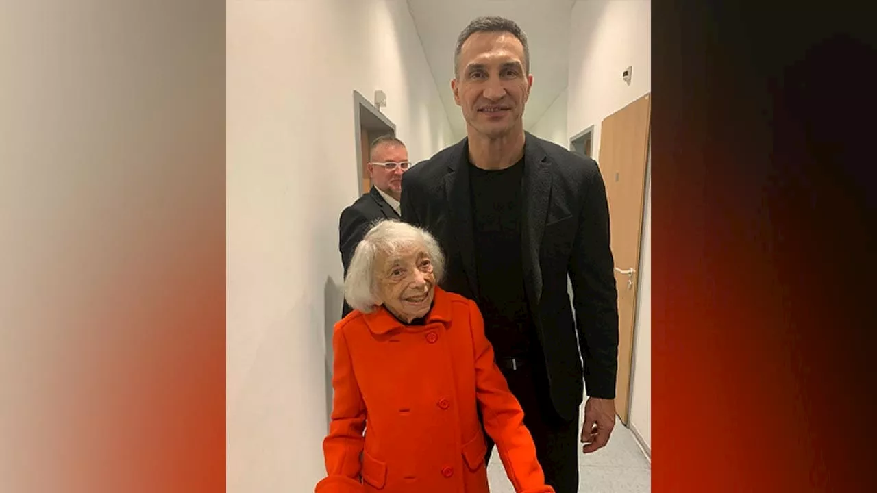 „Ein Herz für Kinder“: Wladimir Klitschko beschützte Margot Friedländer