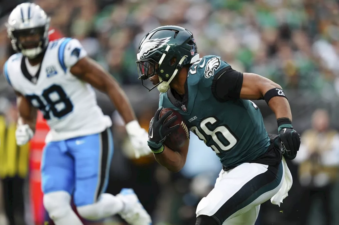 Saquon Barkley sets Eagles season-rushing record against Panthers