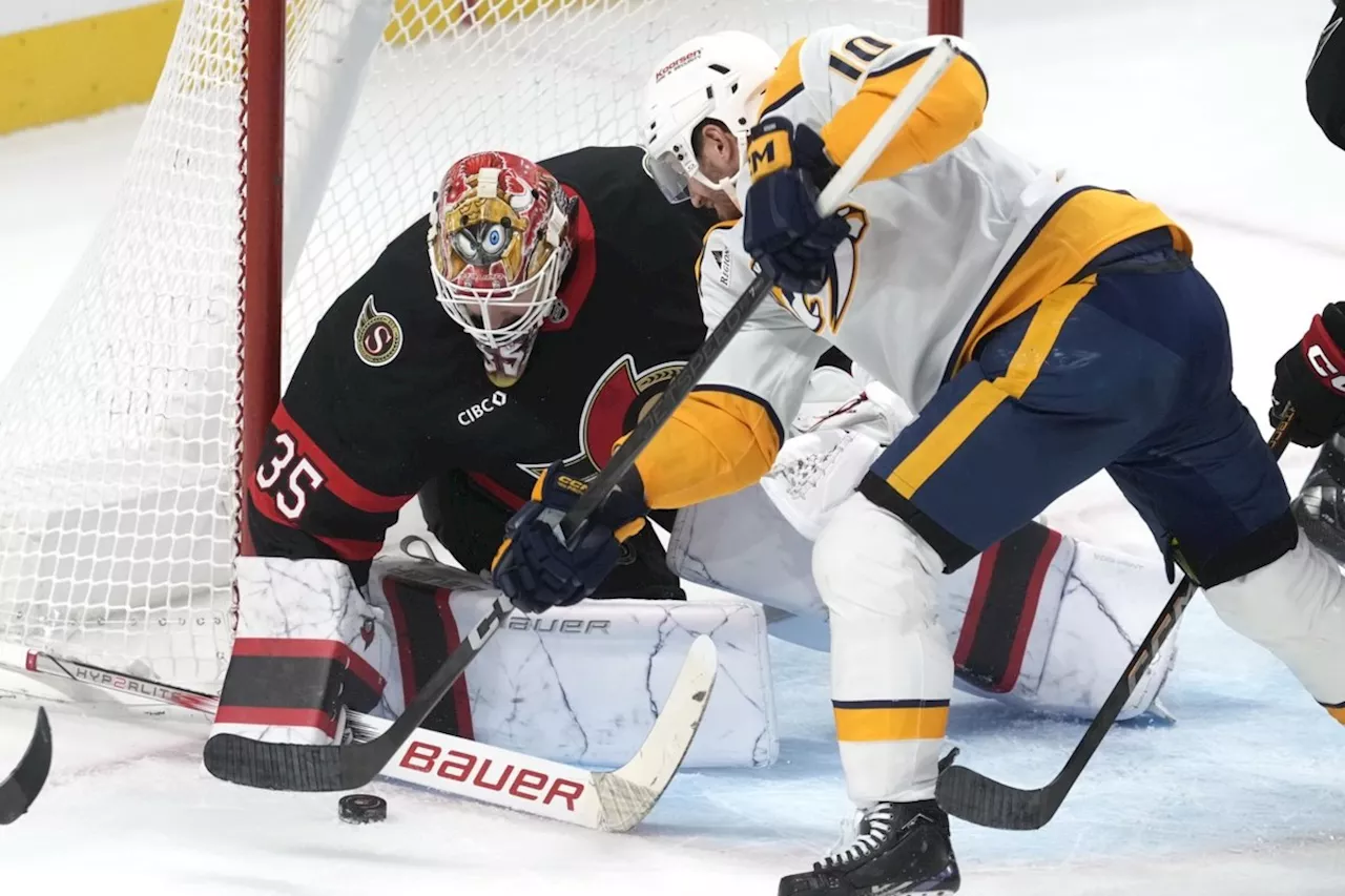 Senators pounce on Predators to net 3-1 win