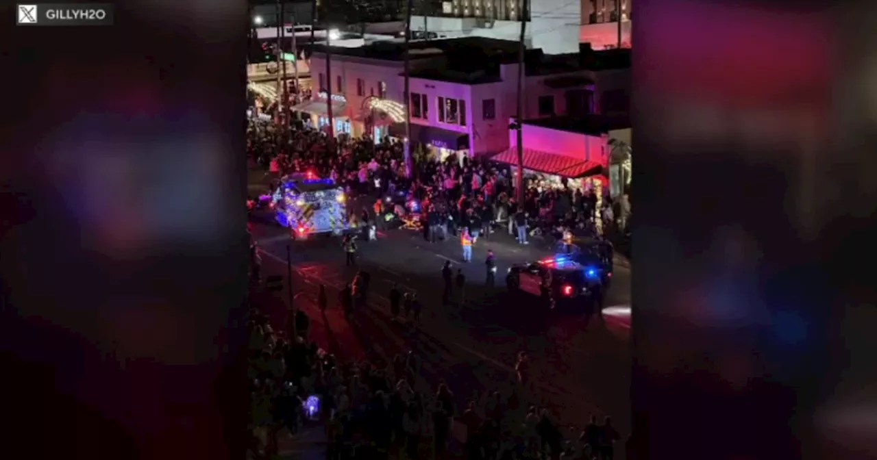 10 injured after motorcycle veers into crowd at Palm Springs Festival of Lights Parade