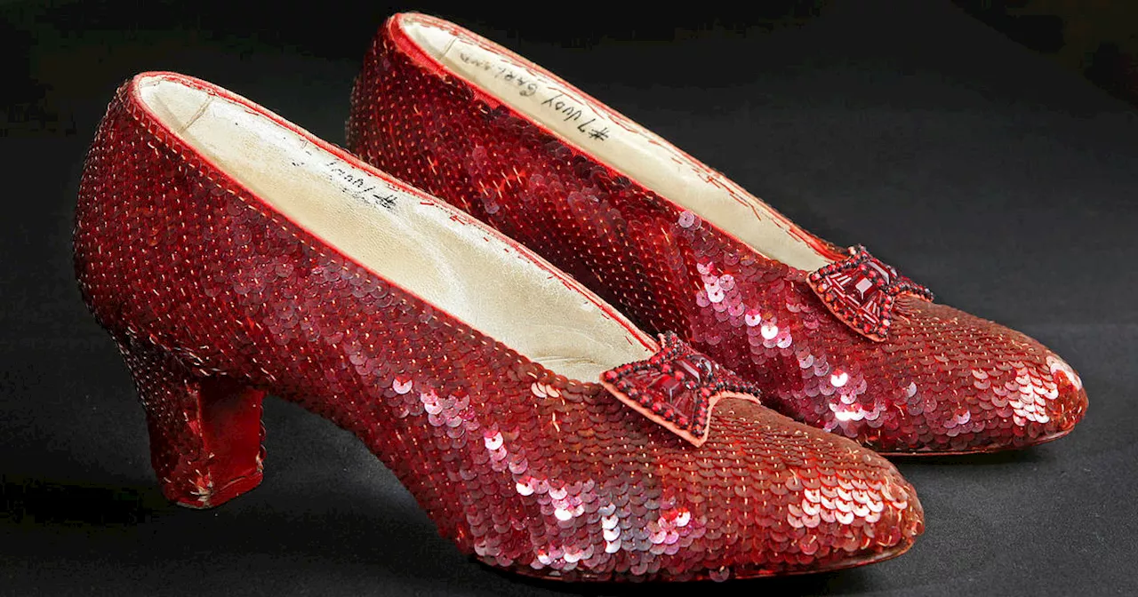 Judy Garland's ruby slippers from 'The Wizard of Oz' go for $28 million at auction