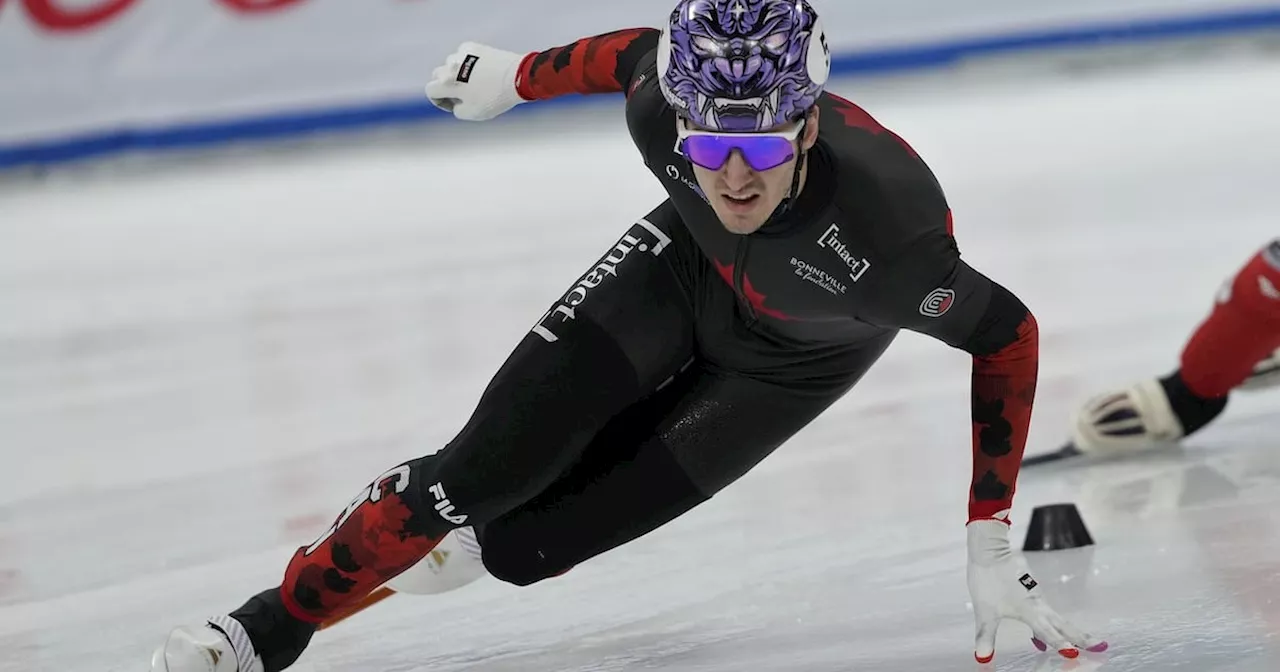 Canada's Roussel wins 1,000-metre gold at World Tour short-track speedskating event