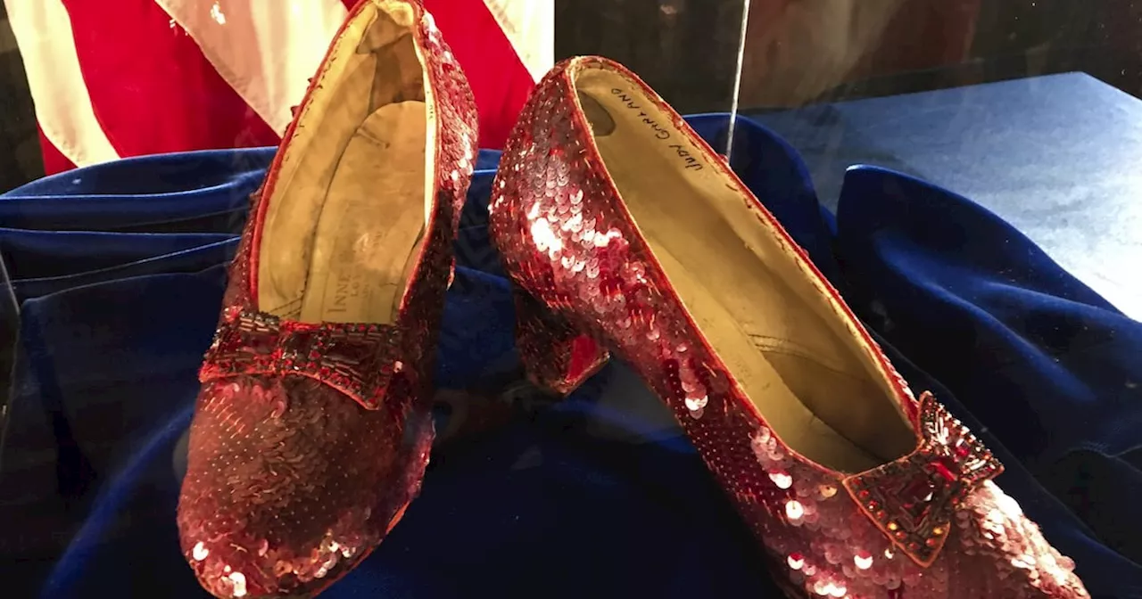 Stolen ruby slippers worn by Judy Garland in 'The Wizard of Oz' are auctioned for US$28 million