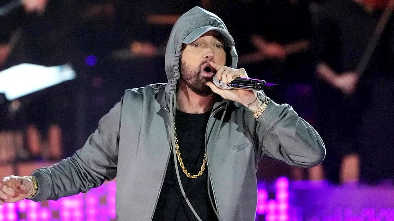 Eminem performs for the first time since his mom's death as he sings controversial song about her