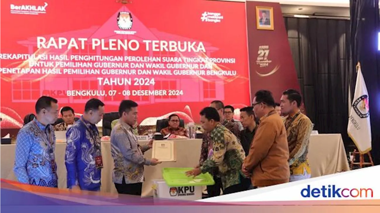 Hasil Pleno KPU di Pilgub Bengkulu 2024: Helmi-Mian Unggul!