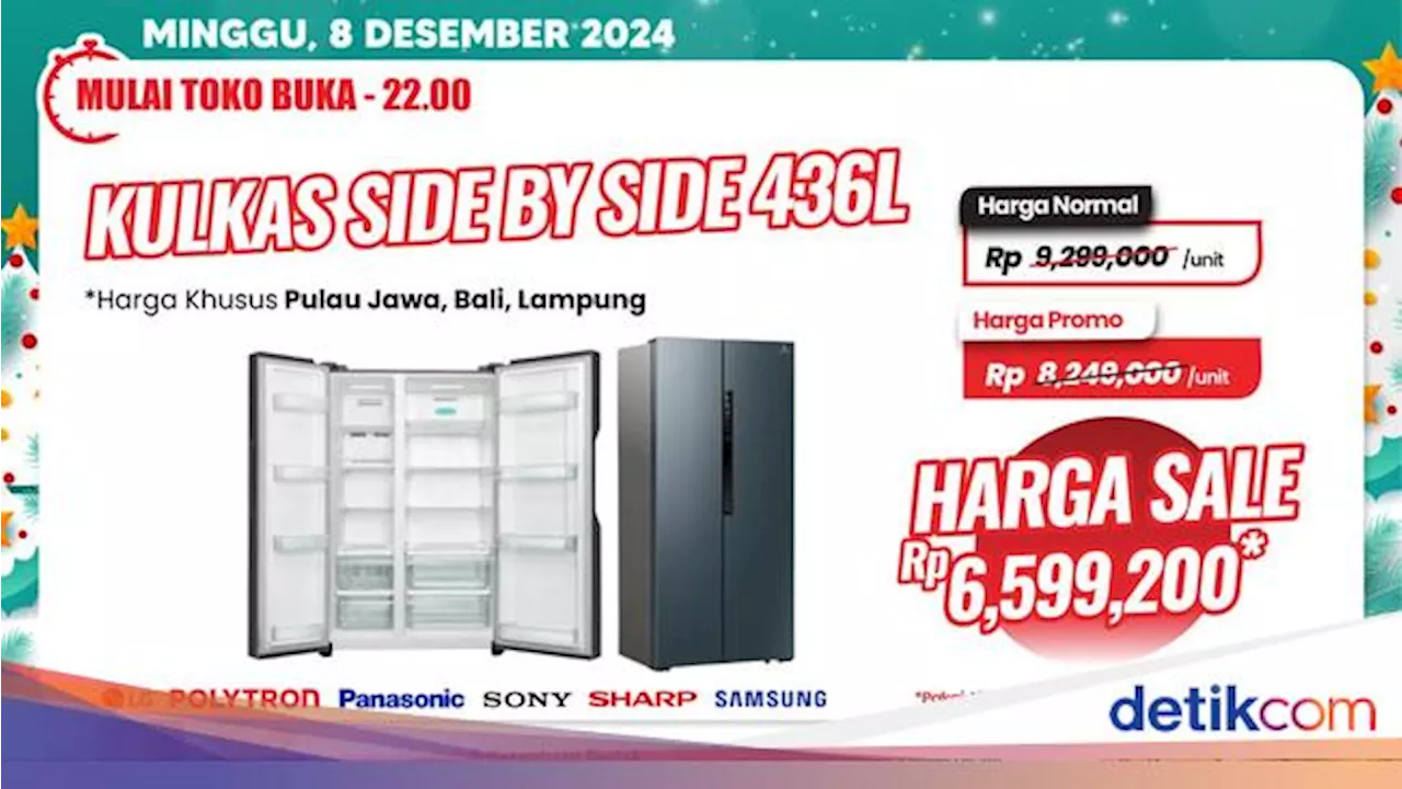 Di Transmart Full Day Sale, Beli Kulkas Jumbo Hemat Rp 2 Jutaan