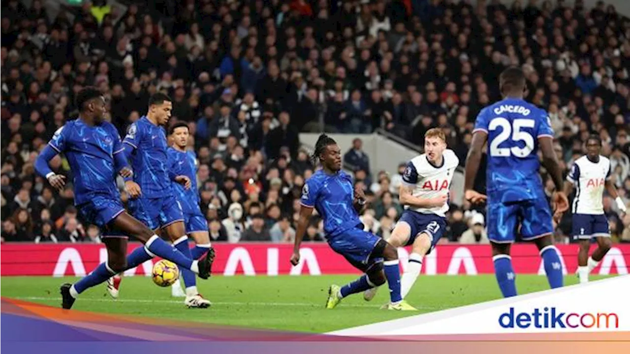 Tottenham Vs Chelsea: The Blues Tertinggal 1-2 di Babak I