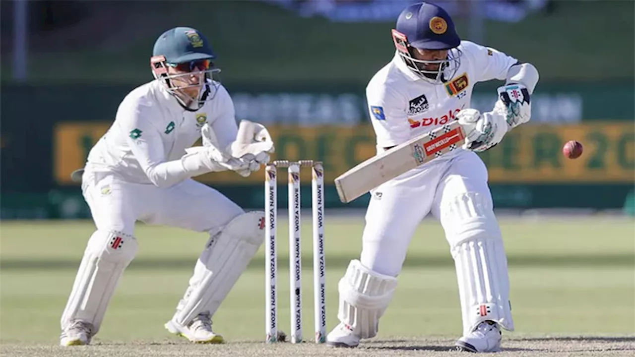 Sri Lanka battle hard to stay in second Test against South Africa