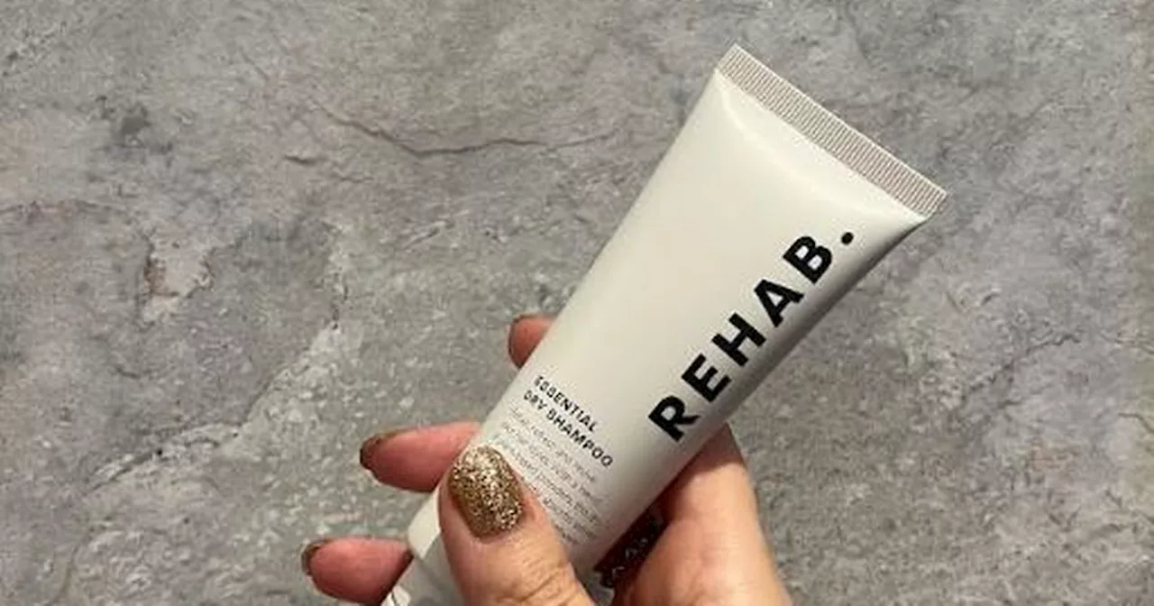 I tried the REHAB dry shampoo my hair doubled in volume