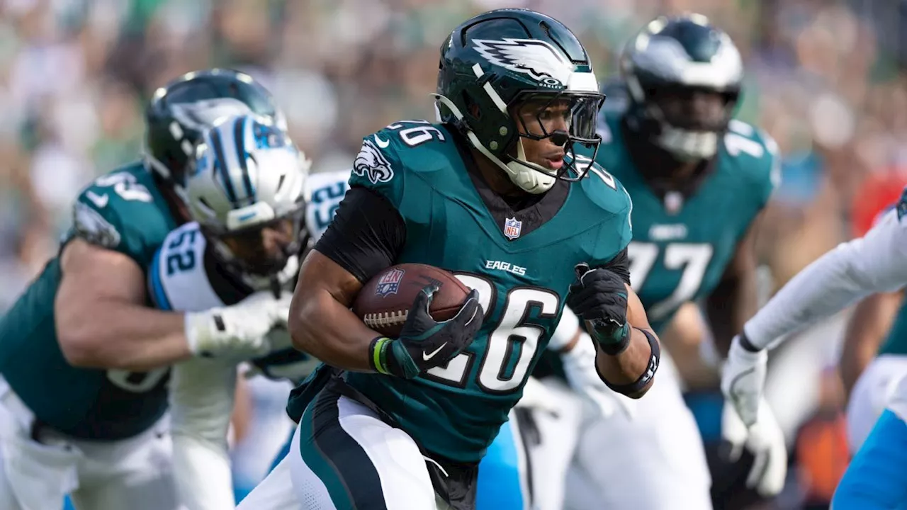 Saquon Barkley sets Eagles' single-season rushing mark