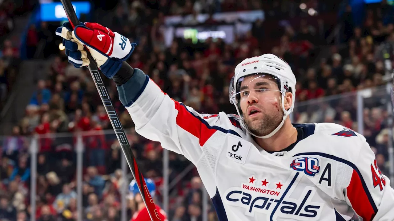 Tom Wilson fights through swollen face to power Caps' rally