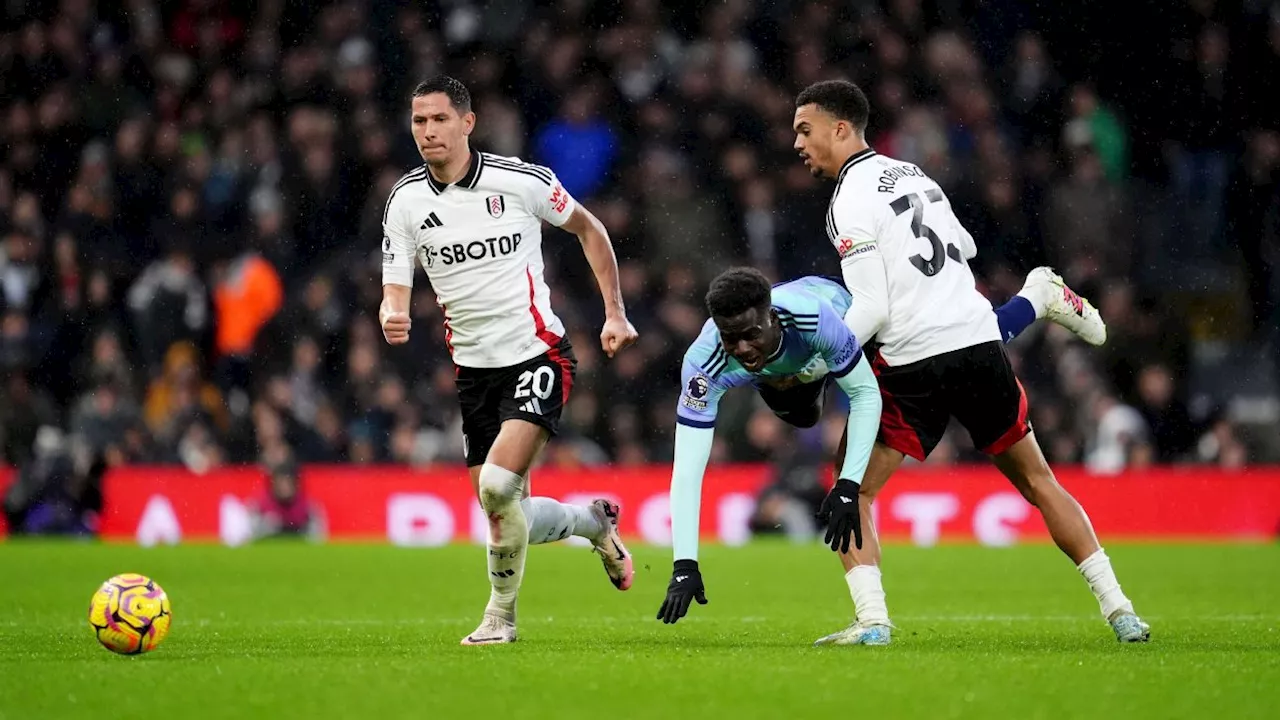 Arsenal tem gol anulado no fim e empata contra Fulham na Premier League