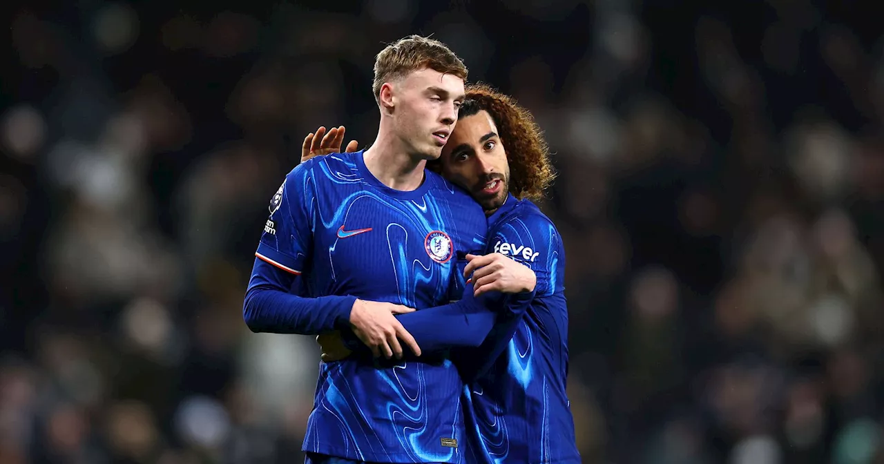 FC Chelsea überrennt Tottenham Hotspur nach Ausrutschern von Marc Cucurella und erobert Tabellenplatz zwei