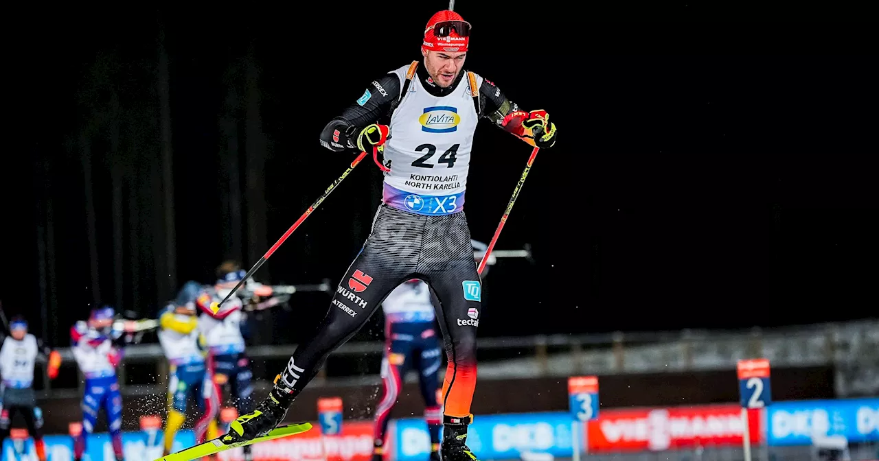 Weltcup in Kontiolahti: Danilo Riethmüller schrammt im Massenstart knapp am Podest vorbei - Frankreich feiert Doppelsieg