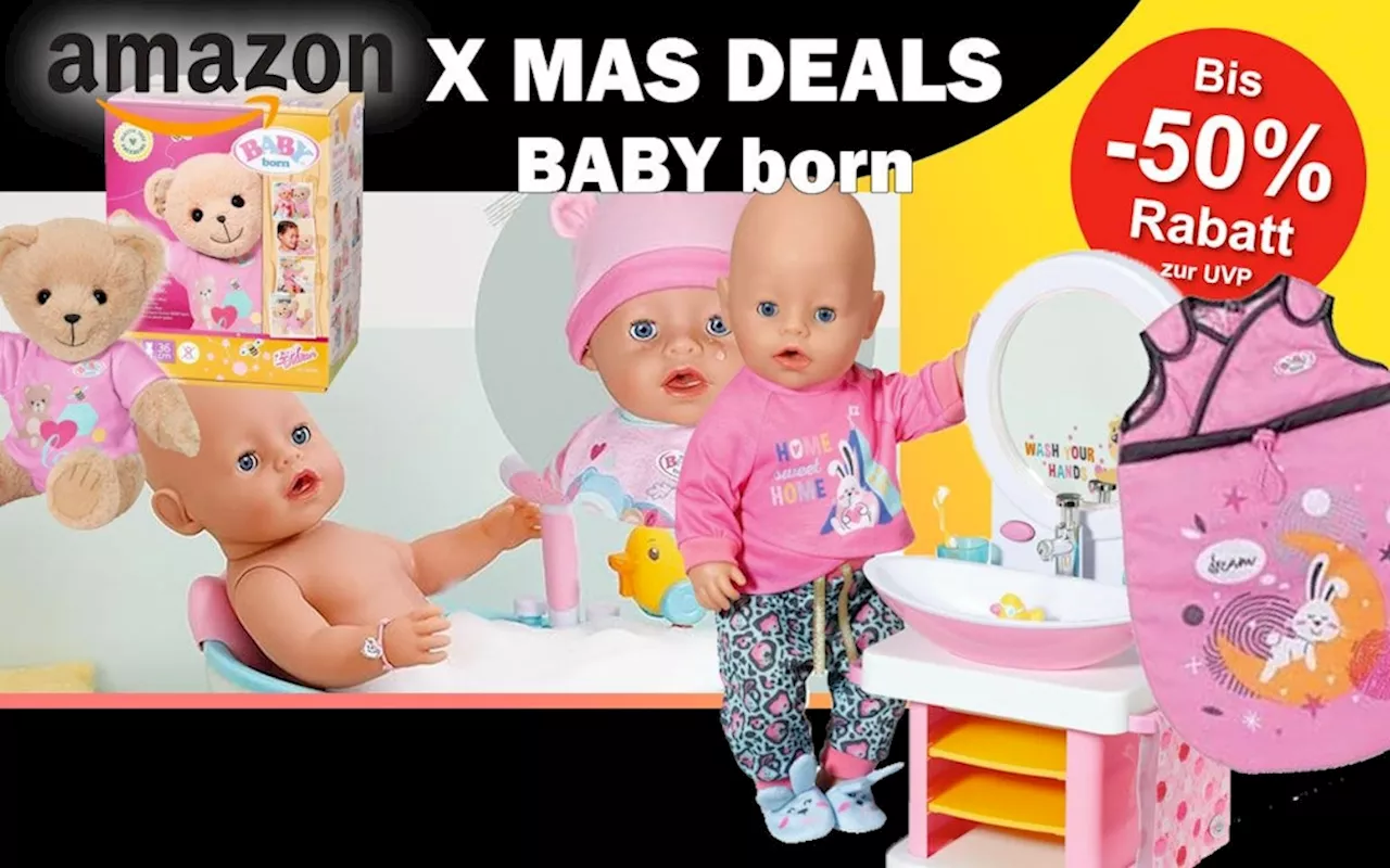 Hammer BABY born Amazon Sale Spare bis zu 50% auf die beliebte Puppen Marke Zapf Creation