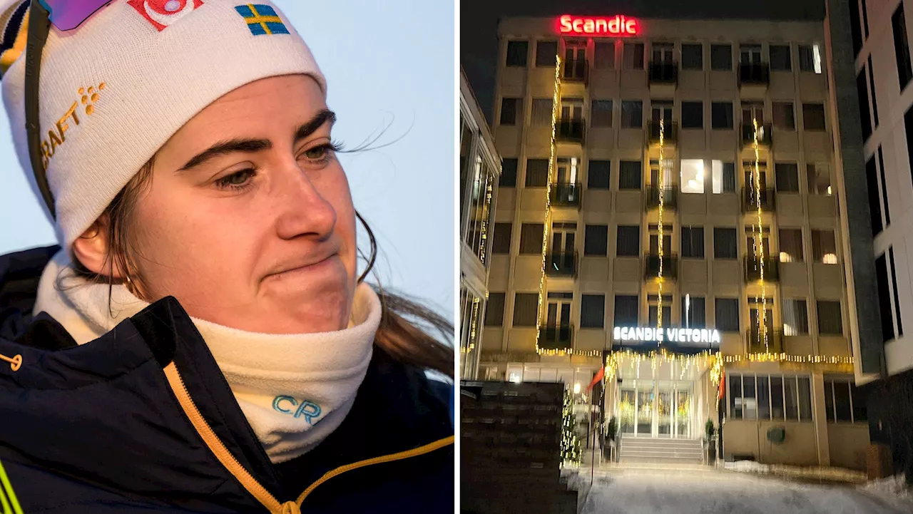 Hotellkaoset: Ebba Andersson tvingad att byta