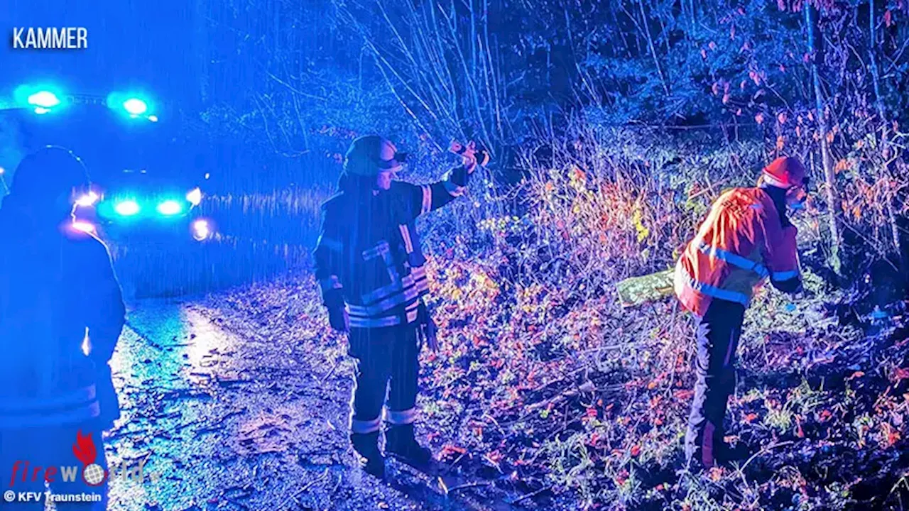 Bayern: „Windiges Schmuddelwetter“ sorgte für einige Feuerwehreinsätze im Landkreis Traunstein