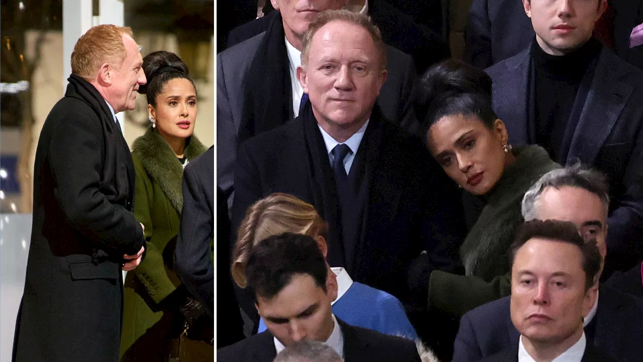 Salma Hayek, billionaire husband attend Notre Dame reopening after donating $113 million for restoration