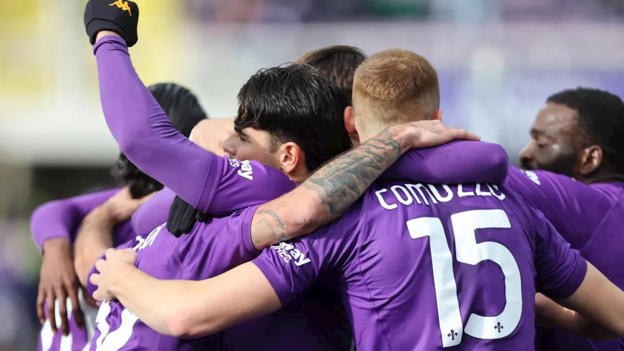 Cataldi-gol, Cagliari al tappeto: la Fiorentina aggancia l'Inter in classifica