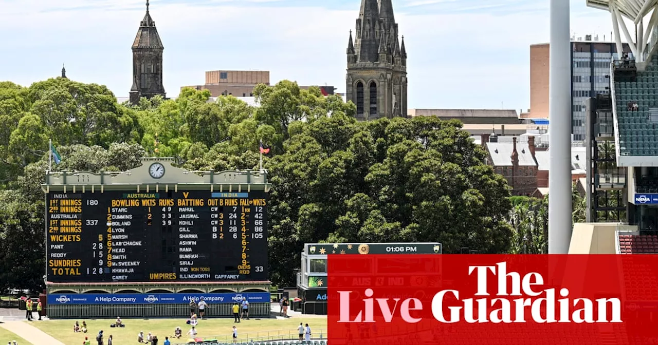 Australia v India: second men’s cricket Test, day three