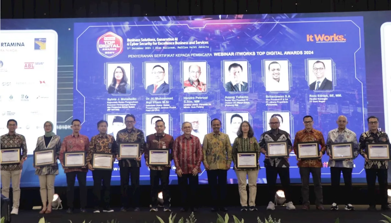 Belasan Perusahaan ini Raih TOP Digital Awards 2024