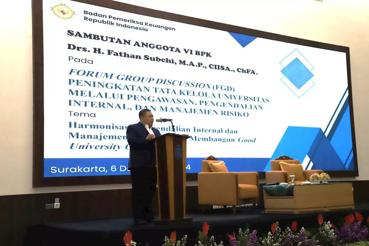 Ini Alasan Anggota BPK Dorong UNS Menerapkan University Governance