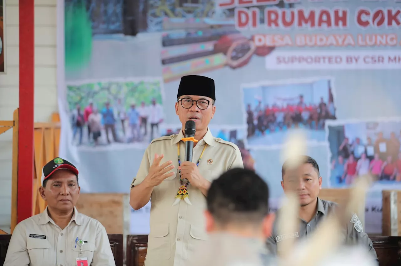 MHU Turut Dongkrak Perekonomian 2 Desa di Kaltim, Menteri Yandri Beri Pujian