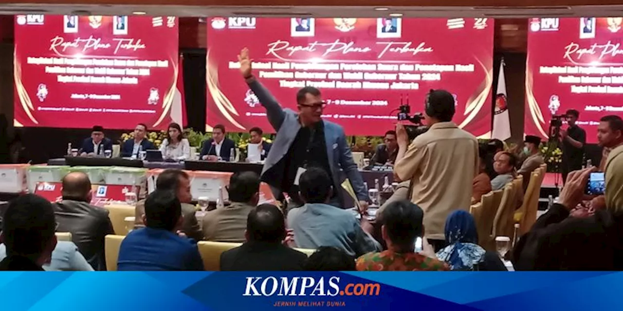 Alasan Saksi Rido 'Walk Out' dan Saksi Dharma-Kun Tolak Teken Hasil Pilkada Jakarta 2024