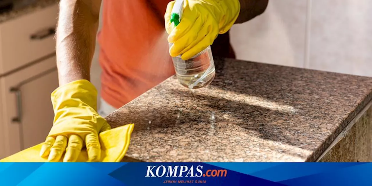 Jangan Bersihkan Meja Granit dengan 4 Bahan Ini