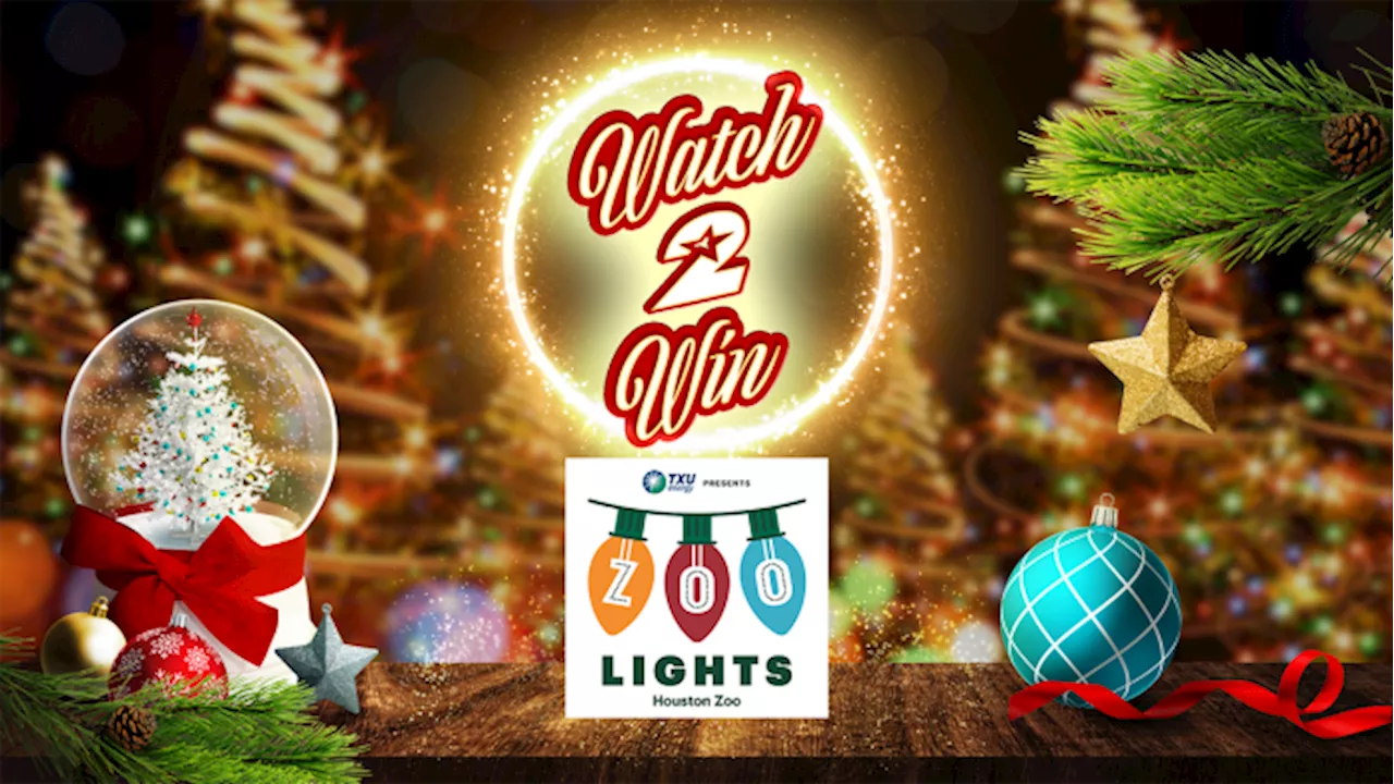 Houston Zoo 2024 Watch 2 Win: Holiday Lights Spectacular Sweepstakes