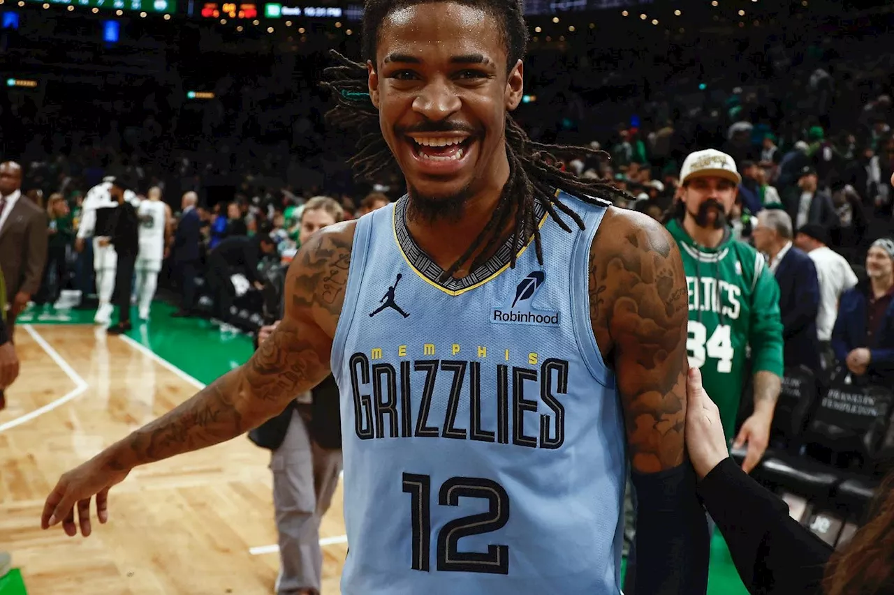 NBA: Ja Morant s'envole, Memphis bat Boston