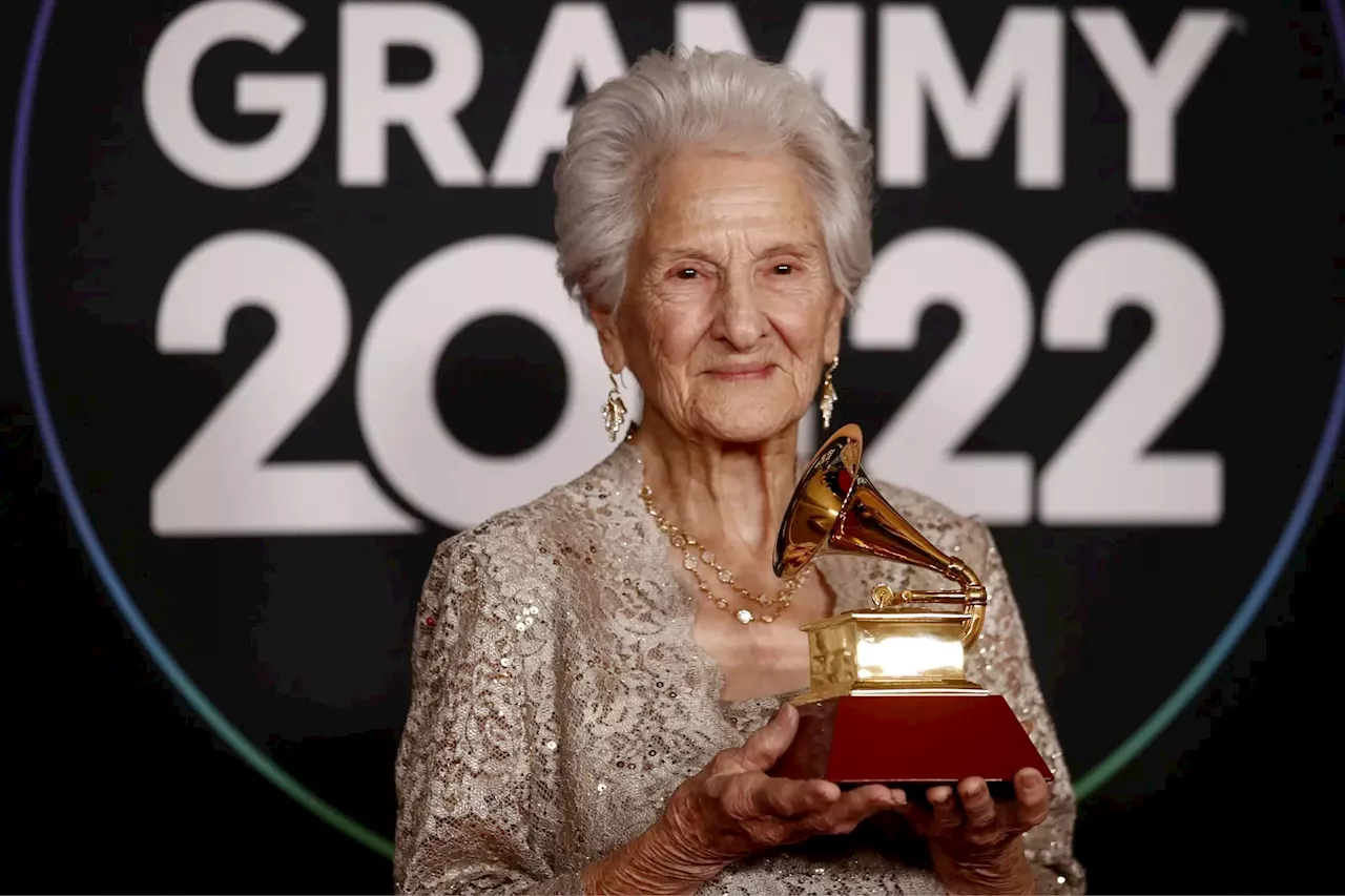 Murió Ángela Álvarez, que ganó un Grammy Latino a los 95 años