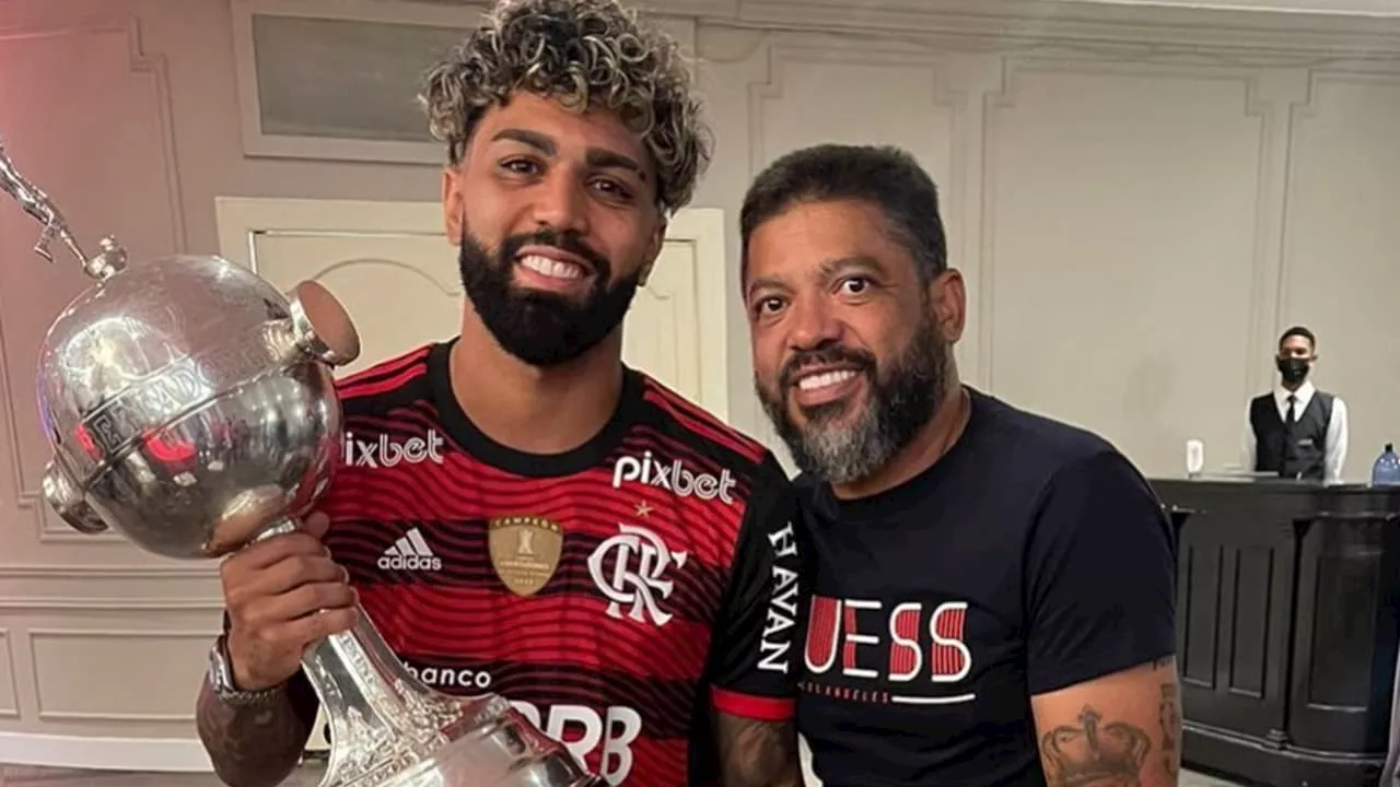 Pai de Gabigol manda recado para torcedores em despedida do filho no Flamengo