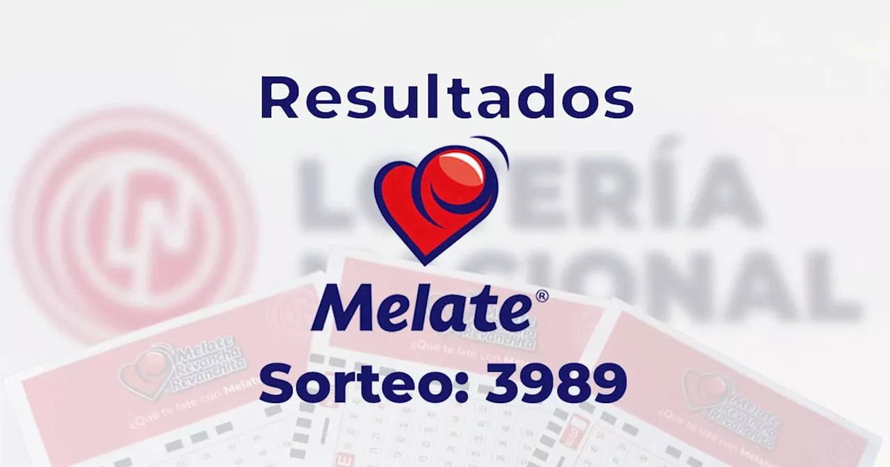 Resultados del Melate, Revancha y Revanchita 3989 del 8 de diciembre del 2024