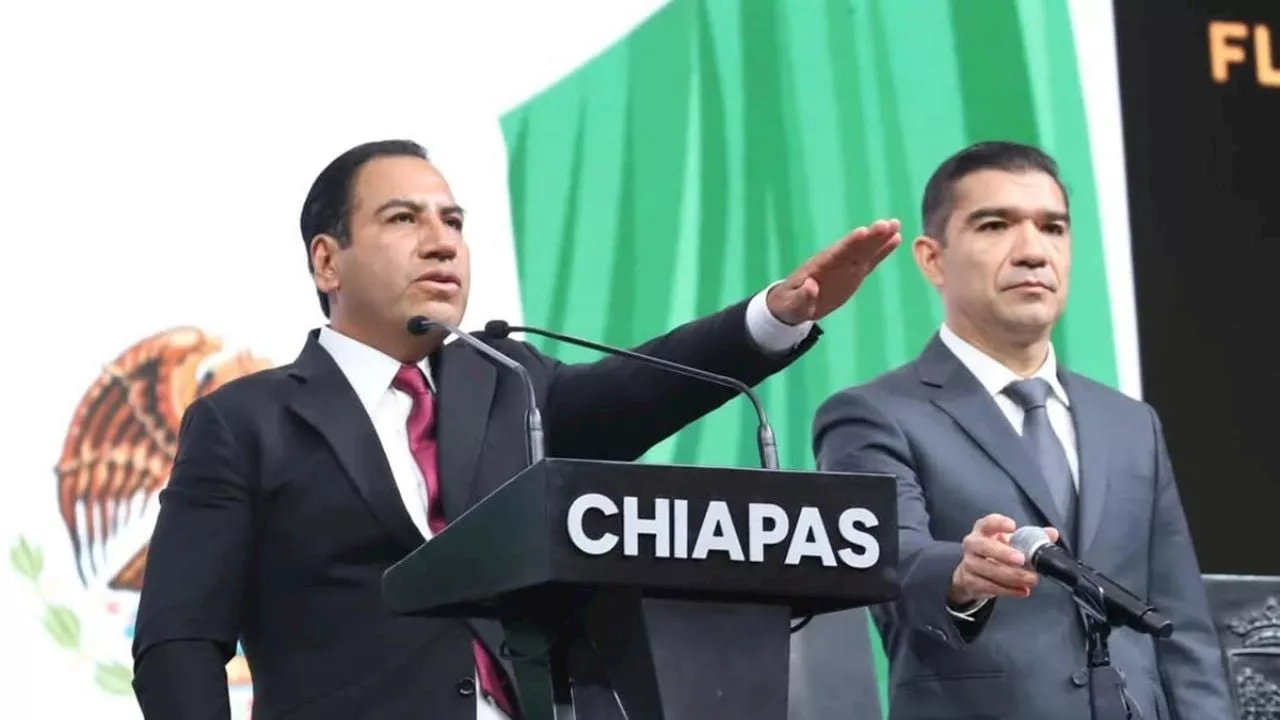 Volverá a reinar la paz en Chiapas, promete Eduardo Ramírez tras asumir como gobernador