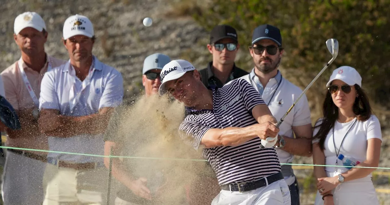 Justin Thomas lidera por un golpe a Scheffler en Bahamas tras grandes drives y putts