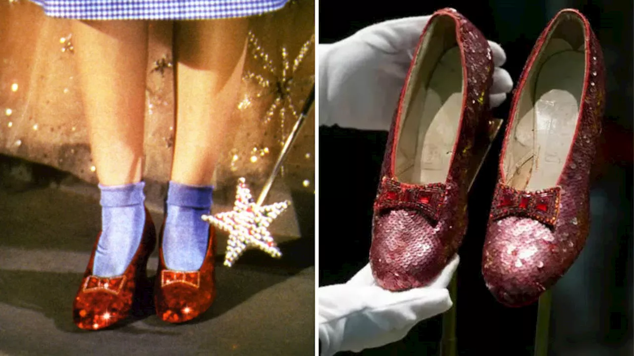 Dorothy's stolen ruby slippers from Wizard of Oz sold at auction for $28 million