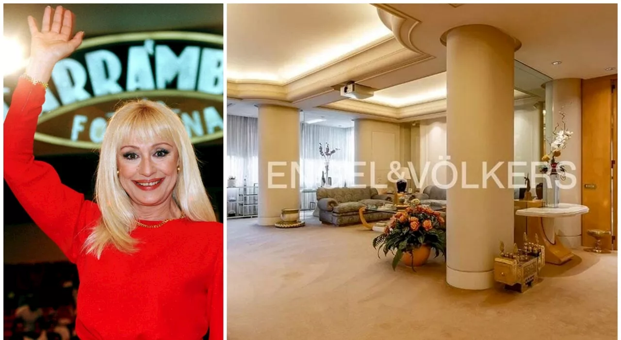 Raffaella Carrà, la casa di Roma in vendita (che nessuno compra): 400mq, 9 bagni, sauna e piscina a 2 milioni