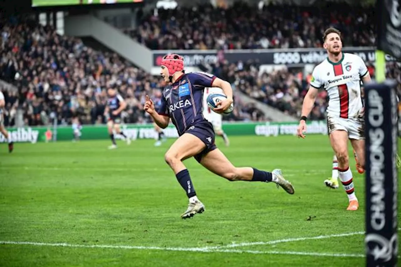 Festival offensif de l'UBB contre Leicester avec 6 essais en Coupe des champions