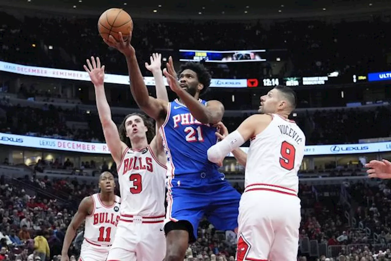 Les Sixers battent les Bulls grâce à un excellent Joel Embiid