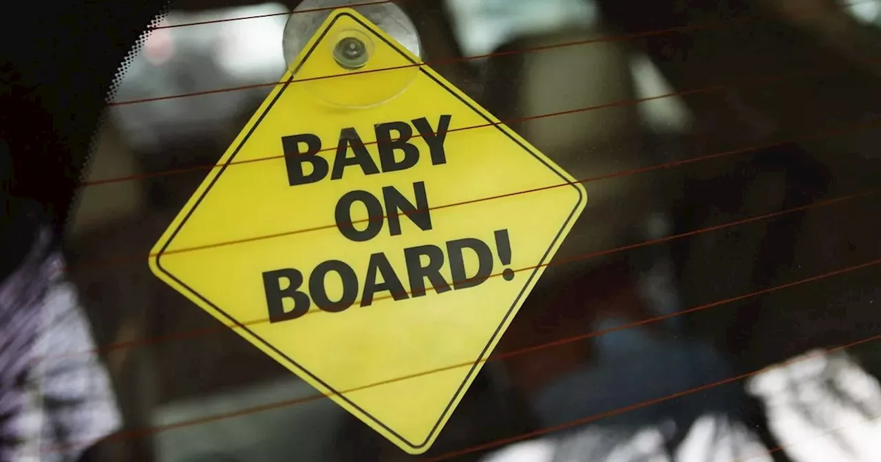 Parents alarmed after discovering why 'baby on board' car signs exist