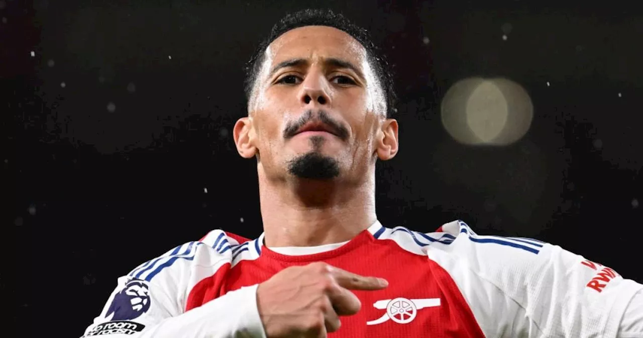 Arsenal defender William Saliba sends transfer message to Real Madrid