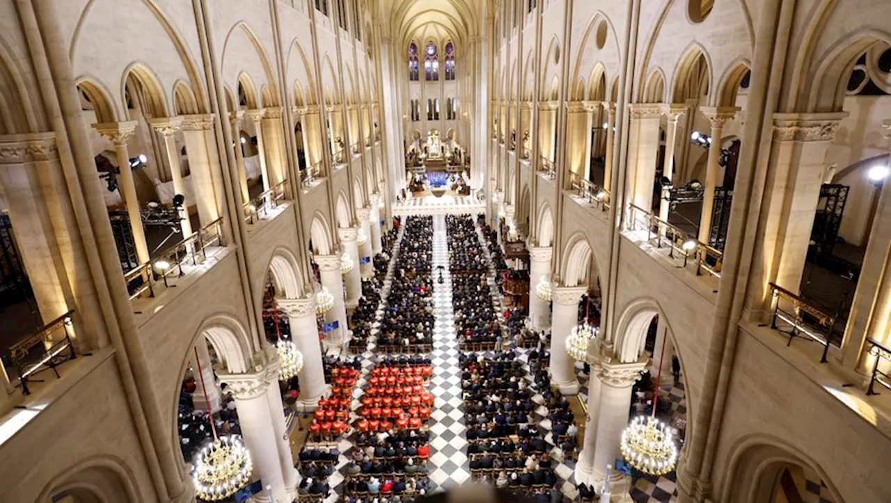 Première messe publique à la cathédrale Notre-Dame depuis l’incendie de 2019